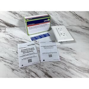 Leviton GFTR2-W SmartlockPro GFCI Receptacle 20A, White TR - Box of 10